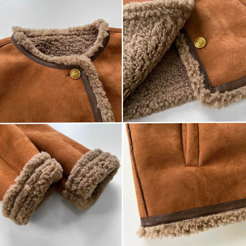 Zaina Jas | Herfst Jas met Warme Shearling Voering