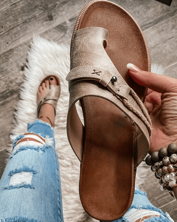 Dames Barefoot Platte Sandalen